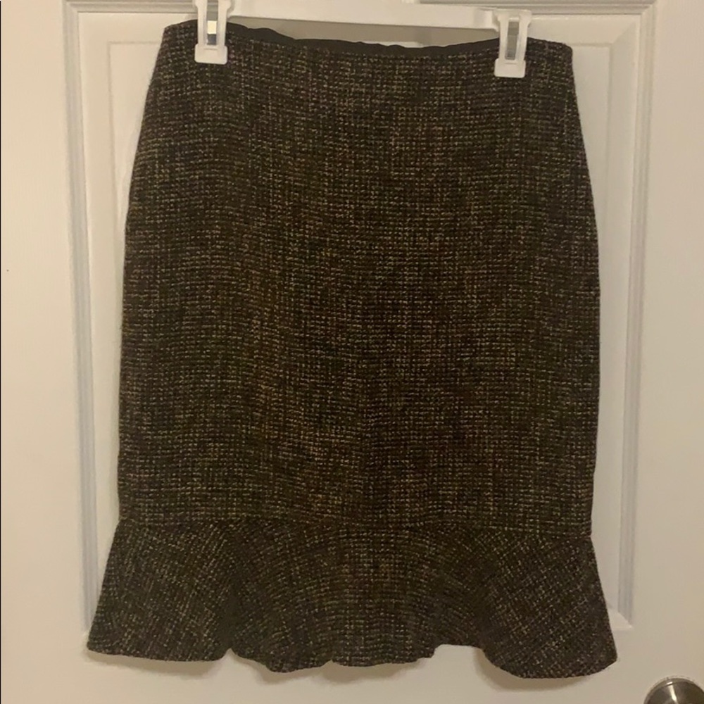 Tweed pencil skirt